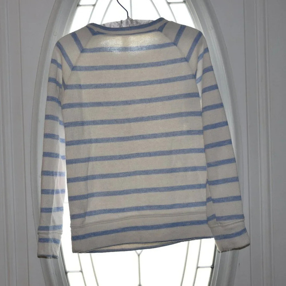 Cherokee Girls Floral and Striped Lightweight Sweatshirt Size 6/6X - Picture 3 of 3